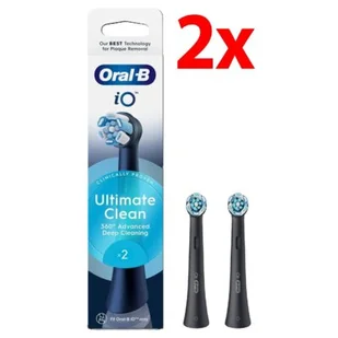 Końcówka szczoteczki ORAL-B IO Ultimate Clean Black (2 szt) - Końcówki do szczoteczek elektrycznych - miniaturka - grafika 1