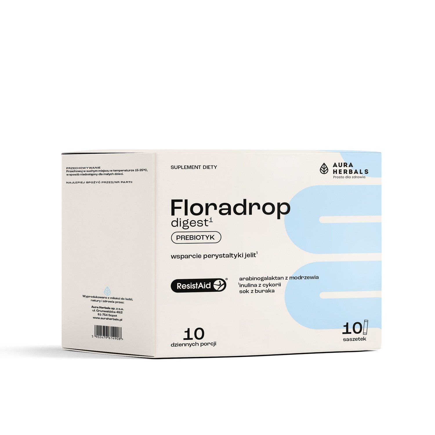 Aura Herbals Floradrop digest Prebiotyk 10 szt.