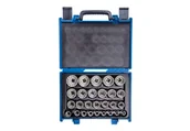 Klucze i nasadki - ZESTAW NASADEK 1/2" 12-kąt. 8-36mm W WALIZCE 27cz. King Tony - miniaturka - grafika 1