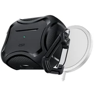 Akcesoria do słuchawek - ESR CYBER ARMOR HALOLOCK MAGSAFE APPLE AIRPODS PRO 1 / 2 BLACK - miniaturka - grafika 1