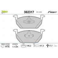 Klocki hamulcowe - Klocki hamulcowe - komplet VALEO 302317 - miniaturka - grafika 1