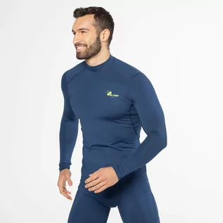 Bluzy sportowe męskie - MEN NANO LONGSLEEVE NAVY S - grafika 1