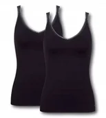 Koszulki i topy damskie - Koszulka Damska Sloggi czarna GO Shirt 2szt. rozm.40 (L) - miniaturka - grafika 1