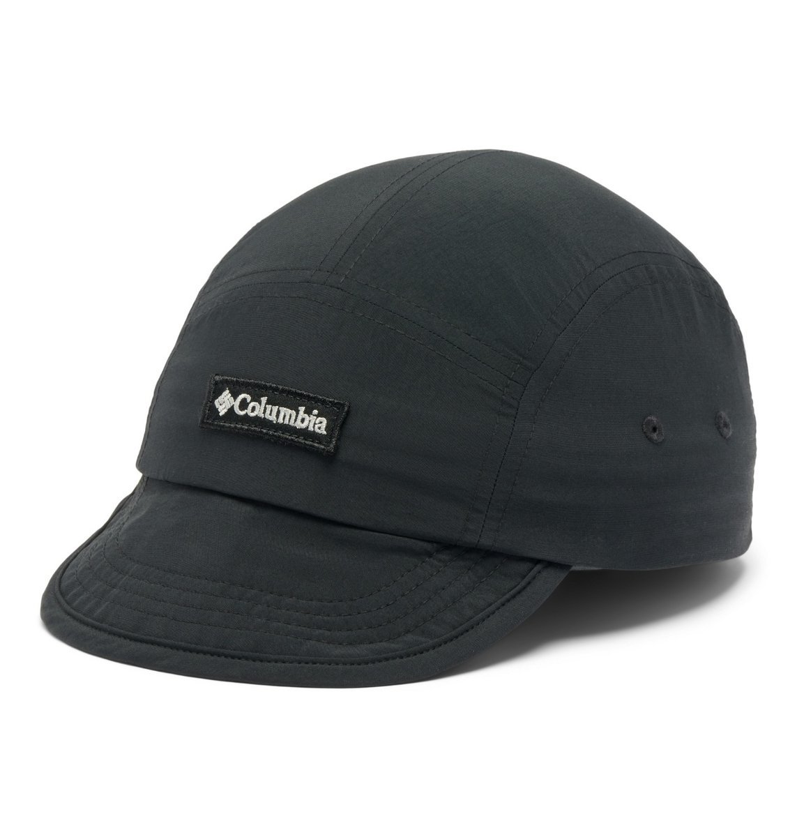 Czapka z daszkiem dziecięca Columbia CAMP CHARLIE 5 PANEL czarna 2120491010