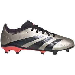 Buty piłkarskie adidas Predator League Fg IF6354 srebrny - Piłka nożna - miniaturka - grafika 1
