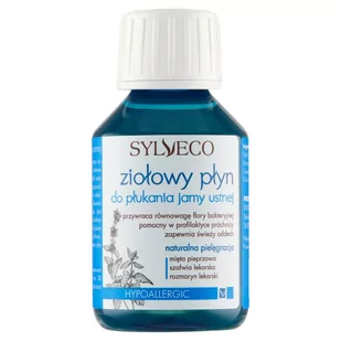 Sylveco Ziołowy Płyn do Płukania Jamy Ustnej - Wersja Mini 100ml SYL-0701 - Płyny do płukania jamy ustnej - miniaturka - grafika 1