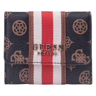 Damski Portfel GUESS NELKA SLG CARD & COIN PURSE SWPG9307440-MLO – Brązowy - Portfele - miniaturka - grafika 1
