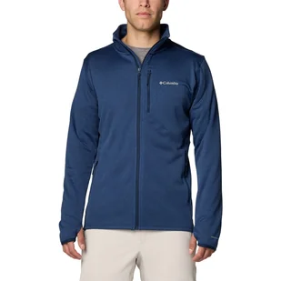 Męska bluza polarowa Columbia Park View Fleece Full Zip collegiate navy - M - Bluzy męskie - miniaturka - grafika 1