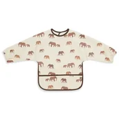 Śliniaki i fartuszki - Jollein - Śliniak fartuszkowy wodoodporny z kieszonką Savannah - miniaturka - grafika 1