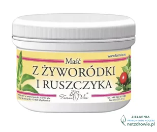 MAŚĆ z żyworódki i ruszczyka 50ml Farm-Vix - Żele i maści lecznicze - miniaturka - grafika 1