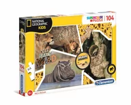 Puzzle - Clementoni Puzzle 104 National Geo Kids Wildlife Adventurer - miniaturka - grafika 1