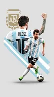 Podkładki pod mysz - PODKŁADKA POD MYSZ Z Nadrukiem 22x18 cm Lionel Messi Mundial Tekst Prezent - miniaturka - grafika 1