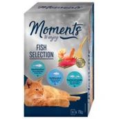 Mokra karma dla kotów - MOMENTS Fish Selection 6 x 70 g - miniaturka - grafika 1