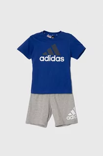 Dresy i komplety dla chłopców - adidas komplet dziecięcy kolor granatowy - grafika 1