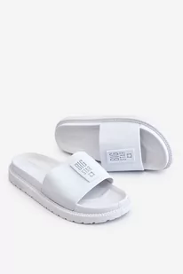 Damskie Klapki Big Star LL274428 Białe-40 - Moda i Uroda OUTLET - miniaturka - grafika 1