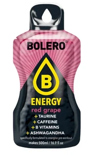 Bolero Energy Red Grape 7g - Zdrowa żywność - miniaturka - grafika 1