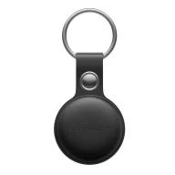 Etui i futerały do telefonów - Lokalizator Silver Monkey Tag silikonowy kompatybilny z Apple Find My + etui - czarny - miniaturka - grafika 1