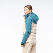 Kurtki narciarskie - Damska Kurtka ocieplana IGUANA AMBLA W M000264369 – Beżowy - miniaturka - grafika 1