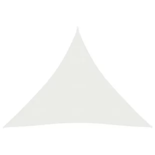 vidaXL Żagiel przeciwsłoneczny, 160 g/m, biały, 3x3x3 m, HDPE vidaXL - Parasole ogrodowe - miniaturka - grafika 1