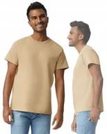 Koszulki męskie - T-Shirt Koszulka Męska GRUBA BAWEŁNA GILDAN GI2000 BEŻ Tan M - miniaturka - grafika 1