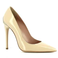 Półbuty damskie - Beżowe szpilki damskie CARINII - Carinii - miniaturka - grafika 1