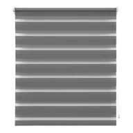 Rolety - Roleta dzień/noc Adele 90 x 140 cm antracyt - miniaturka - grafika 1