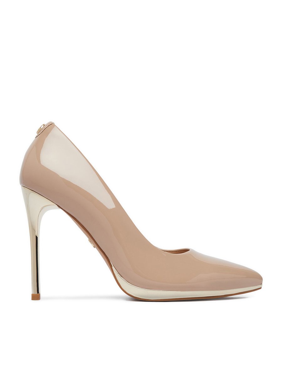 Nine West Szpilki Damskie Beżowy NINE WEST-EO-CD25-218-1 Beżowy