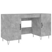 Biurka dla dzieci - ﻿Biurko, szarość betonu, 140x50x75 cm, materiał drewnopochodny - miniaturka - grafika 1