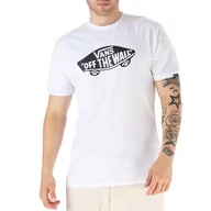 Koszulki sportowe męskie - Koszulka Vans Style 76 SS VN00004XYB21 - biała - miniaturka - grafika 1