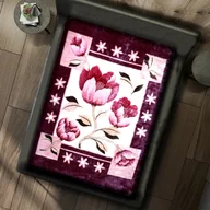 Koce - Gruby Koc Akrylowy 160X210 Tulipany 18794 - miniaturka - grafika 1