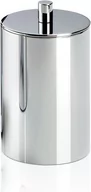 Pojemniki łazienkowe - Pojemnik na płatki kosmetyczne Tube chrom z pokrywką - miniaturka - grafika 1
