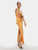 Sukienki - Patrizia Pepe Sukienka wieczorowa 2A2683/A644-R824 Pomarańczowy Regular Fit - miniaturka - grafika 1