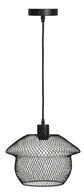 Lampy sufitowe - ActiveJet Lampa wiszaca czarna AJE-COCO Black 1xE27 - miniaturka - grafika 1