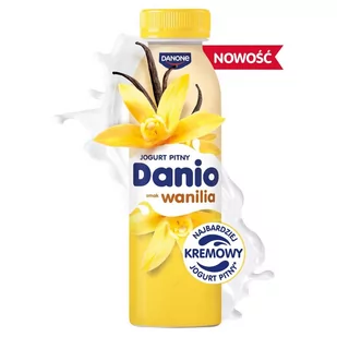 Danio Jogurt pitny smak wanilia 270 g - Kefiry, jogurty, maślanki - miniaturka - grafika 1