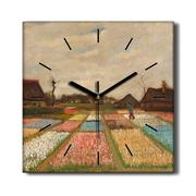 Zegary - Zegar na płótnie loft Bulb fields Van Gogh 30x30, Coloray - miniaturka - grafika 1