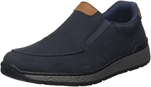 Rieker Męskie buty B9062, niebieskie, 43 EU - Moda i Uroda OUTLET - miniaturka - grafika 1