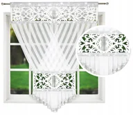 Firany - FIRANA GOTOWA AŻUR PANEL FIRANKA CYRKONIE WOAL do SALONU FILC 120x160 cm - miniaturka - grafika 1