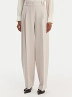 Spodnie damskie - Patrizia Pepe Spodnie materiałowe 8P0794/A498-S748 Szary Regular Fit - miniaturka - grafika 1