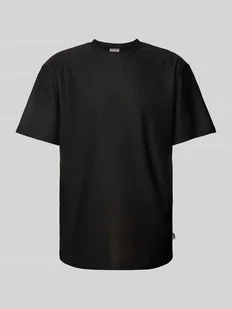 T-shirt o kroju relaxed fit z detalem z logo model ‘FRED’ - Koszulki męskie - miniaturka - grafika 1
