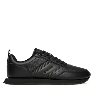 Sneakersy Calvin Klein Low Prof Runn Laceup Tape HM0HM01897 Czarny - Sneakersy męskie - miniaturka - grafika 1