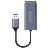 Złącza, przejściówki, adaptery - SAVIO ADAPTER USB-A - RJ-45 GIGABIT ETHERNET AK-83 - miniaturka - grafika 1