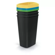 Kosze na śmieci - Prosperplast Keden kosz na śmieci compacta q set 3 45 l - miniaturka - grafika 1