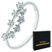 Bransoletki - Srebrny pierścionek znak zodiaku KOZIOROŻEC - miniaturka - grafika 1