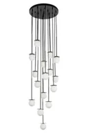 Lampy sufitowe - KingHome Lampa wisząca CANNON DISC 16 grafitowy chrom JD8006-16.BLACK [18025116] - miniaturka - grafika 1