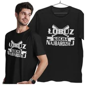 Walentynki - KOSZULKA NA WALENTYNKI PREZENT DLA CHŁOPAKA ŁOBUZ - miniaturka - grafika 1