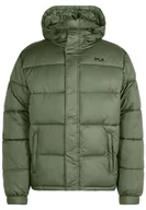 Kurtki męskie - FILA Bensheim Padded kurtka męska, khaki-zielony (Oil Green), XXL - miniaturka - grafika 1