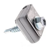 Akcesoria do ogrodzeń - Złączka do paneli na śrubę 10 szt. ocynk - miniaturka - grafika 1