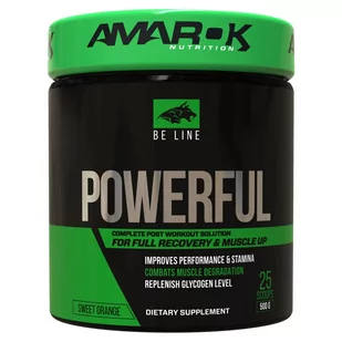 BE POWERFUL 500g smak pomarańczowy - Przedtreningówki - miniaturka - grafika 1