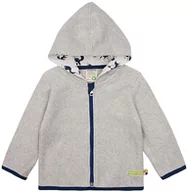 Kurtki i płaszcze dla chłopców - loud + proud Dziecięca kurtka polarowa z certyfikatem GOTS, srebrna, 158/164, Silver, 158-164 - miniaturka - grafika 1