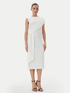 Sukienki - Rinascimento Sukienka koktajlowa CFC0019923002 Biały Regular Fit - miniaturka - grafika 1